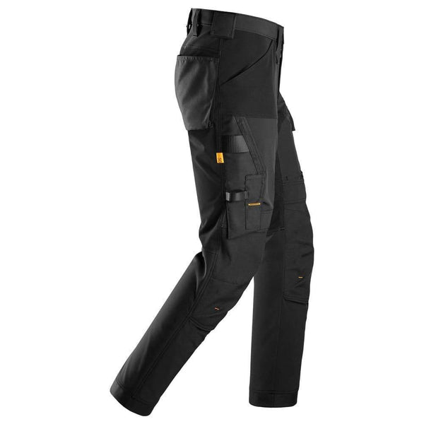 Snickers 6375 AllroundWork 4-way Stretch Trousers Black