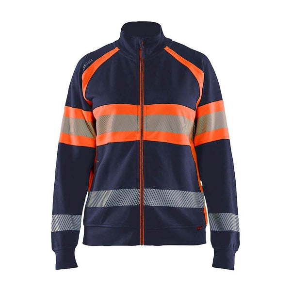 Blaklader 3505 Women's Hi-Vis Full Zip Sweatshirt