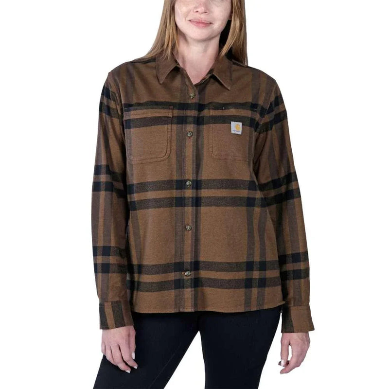 Carhartt 105989 Women's Stretch Flannel Work Shirt