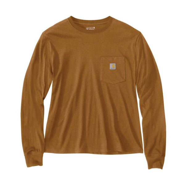 Carhartt 106121 Women's Long-Sleeve Pocket T-Shirt