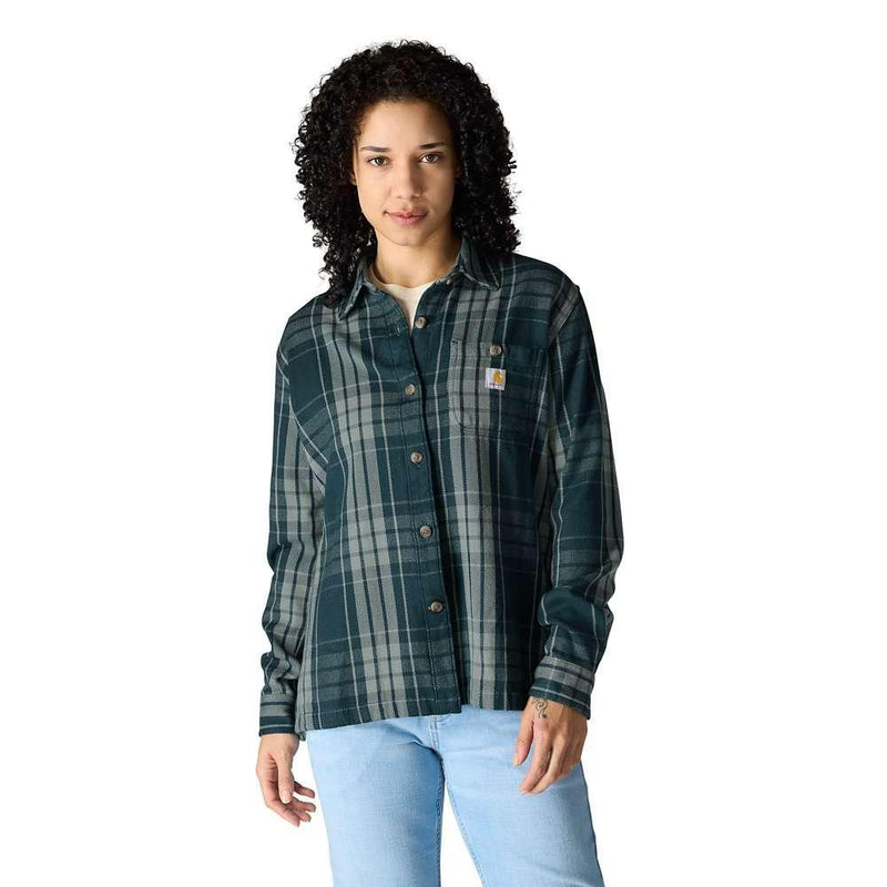 Carhartt 107136 Women's Twill Plaid Work Shirt