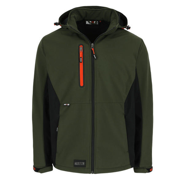 Herock Trystan Hooded Softshell Work Jacket