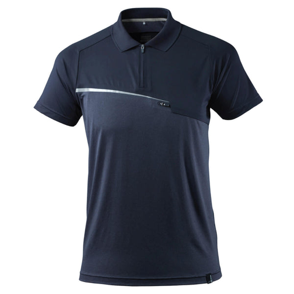 Mascot Advanced 17283 Moisture Wicking 1/4 Zip Polo T-Shirt