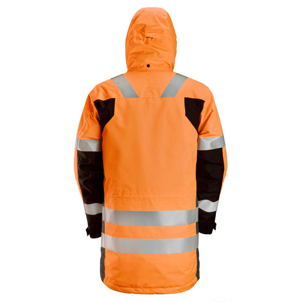 Snickers 1830 AllroundWork, Hi-Vis Waterproof Parka Jacket Class 3