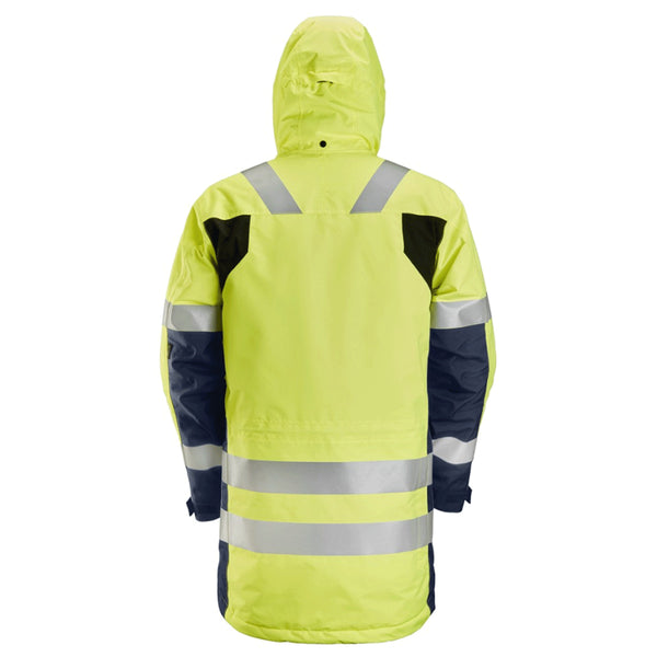 Snickers 1830 AllroundWork, Hi-Vis Waterproof Parka Jacket Class 3