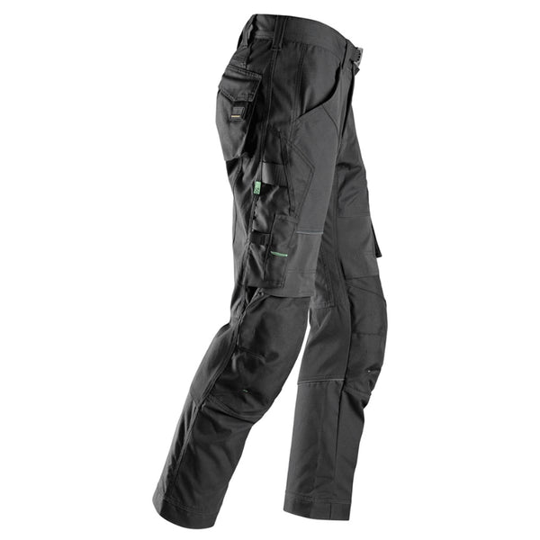Snickers 6903 FlexiWork Stretch Kneepad Work Trousers Black