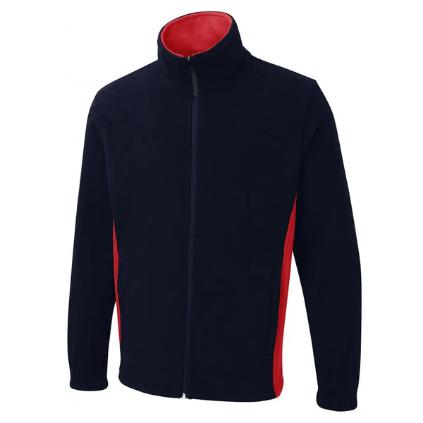 Uneek UC617 Two-Tone Full-Zip Work Fleece