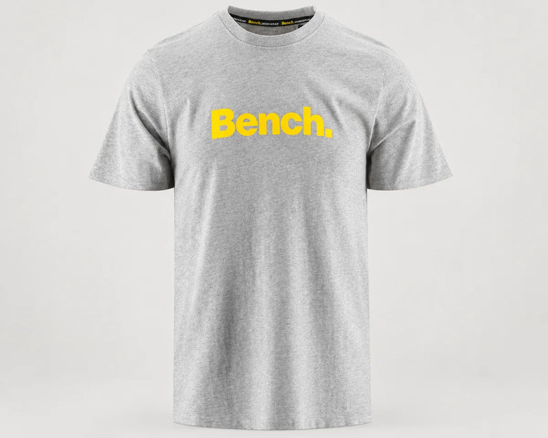 Bench Cornwall Grey Marl Work T-Shirt