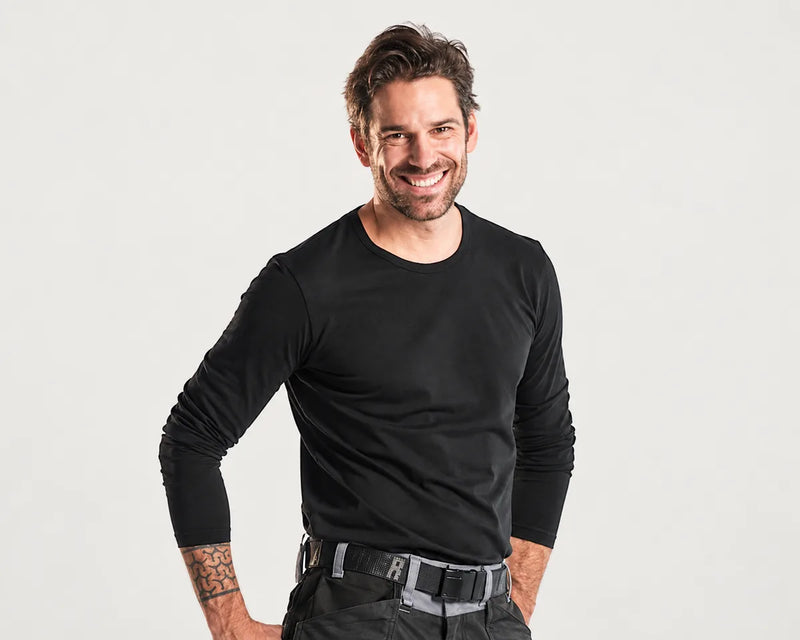 Blaklader 3500 Long-Sleeve Cotton T-Shirt