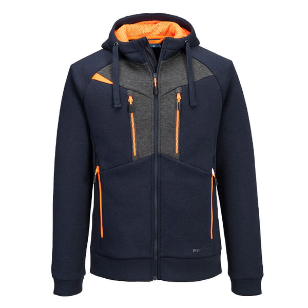 Portwest DX472 DX4 Moisture Wicking Full Zip Work Hoodie