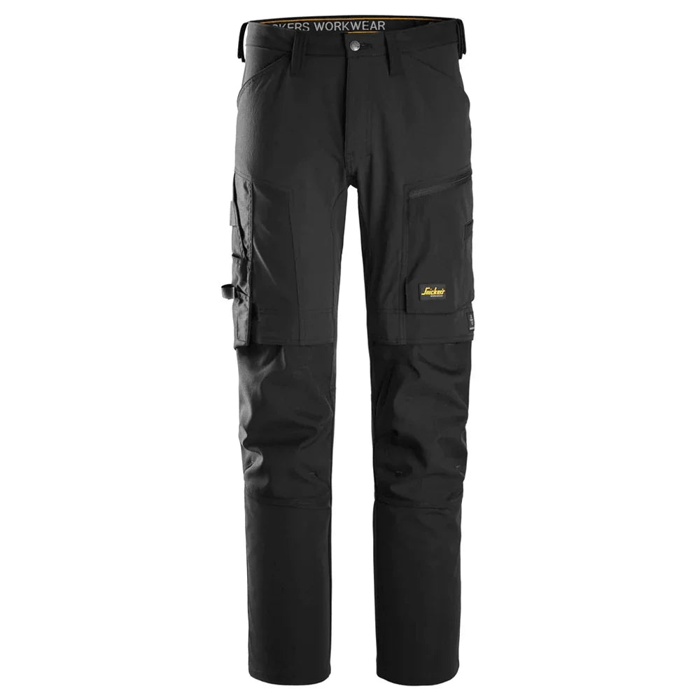 Snickers 6318 AllroundWork 4-Way Stretch Trousers Black