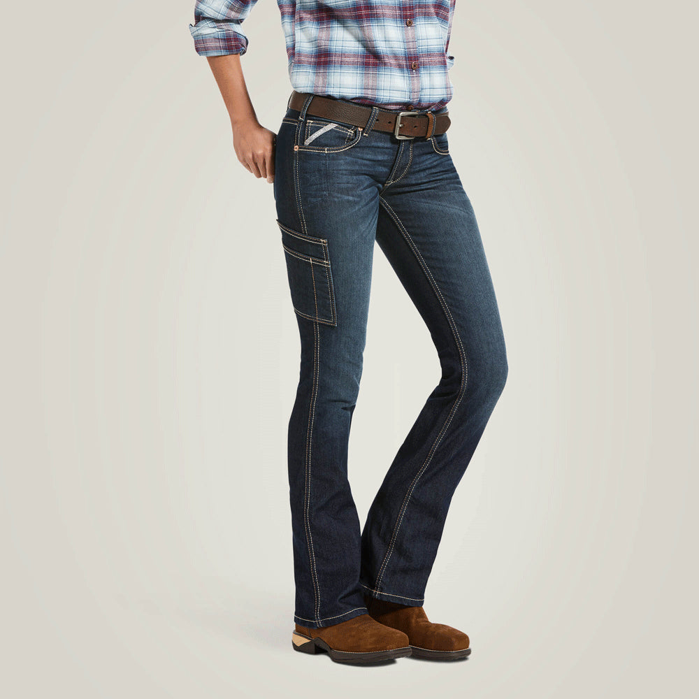 Ariat P21908 Women's Rebar DuraStretch Riveter Boot Cut Jean