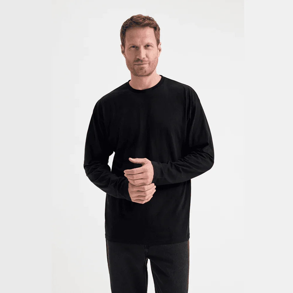 Uneek UC314 Long-Sleeve Cotton Work T-Shirt