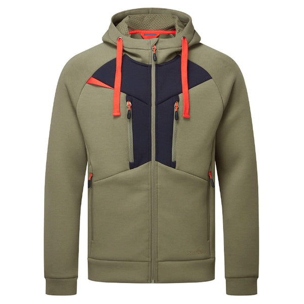 Portwest DX472 DX4 Moisture Wicking Full Zip Work Hoodie