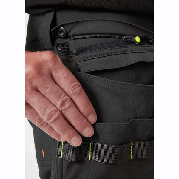 Helly Hansen 77500 Hi-Vis ICU BRZ 4-Way Holster Pocket Knee Pad Stretch Trousers Class 1