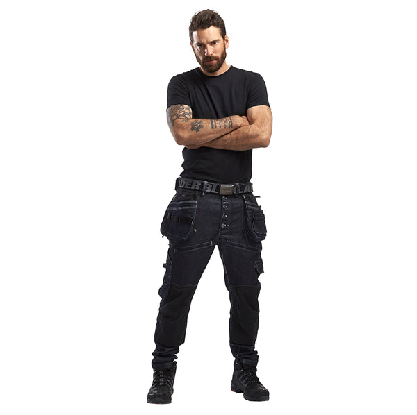 Blaklader 1999 X1900 Denim Holster Work Trousers
