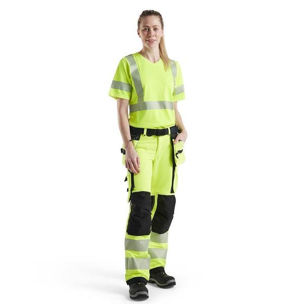 Blaklader 7197 Women's Hi-Vis 4-Way Stretch Holster Pocket Work Trouser