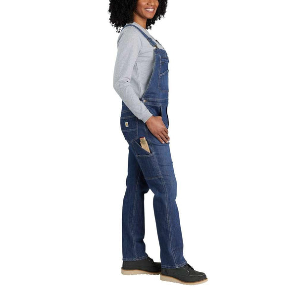 Carhartt 106002 Women's Stretch Denim Bib Overalls