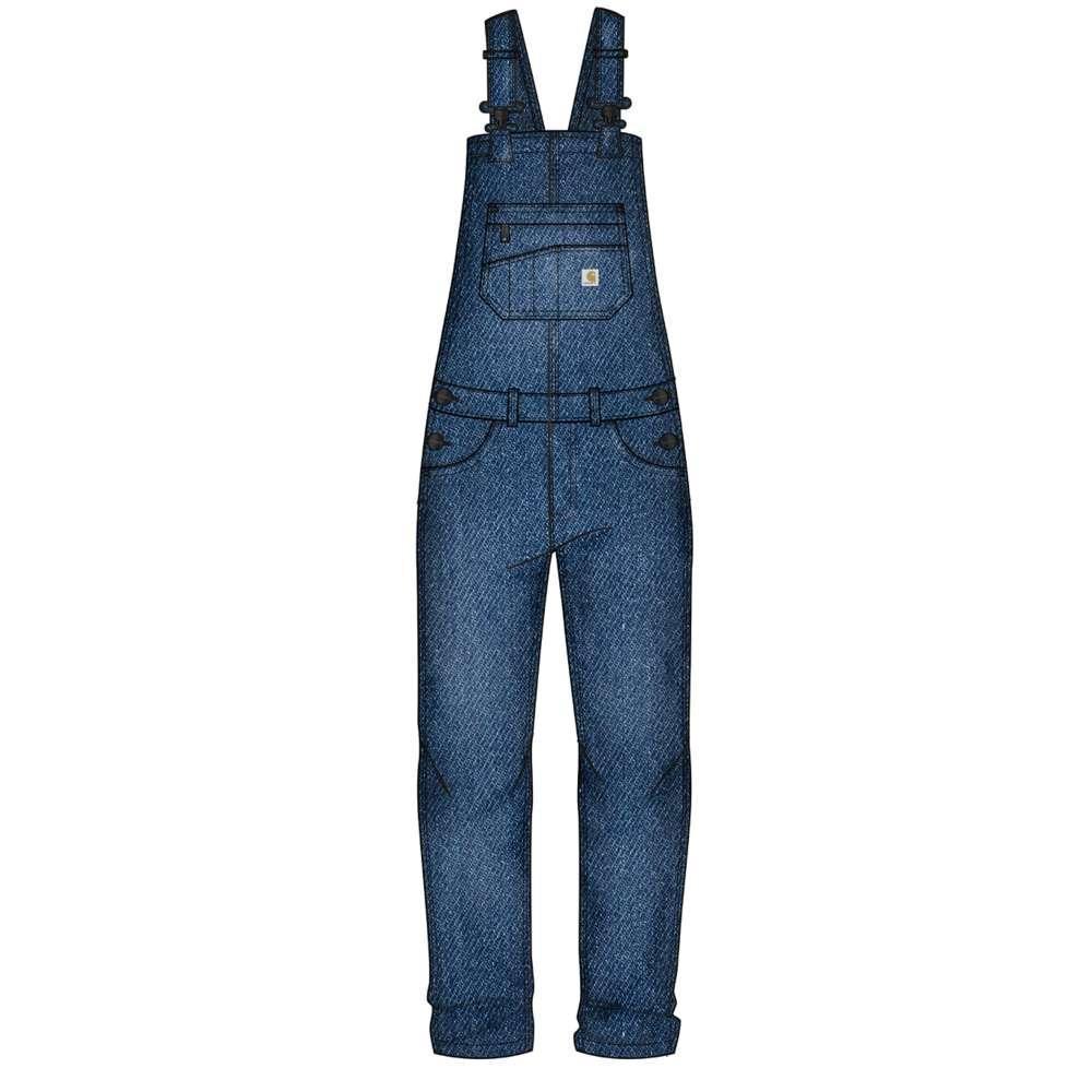 Carhartt 106002 Women's Stretch Denim Bib Overalls