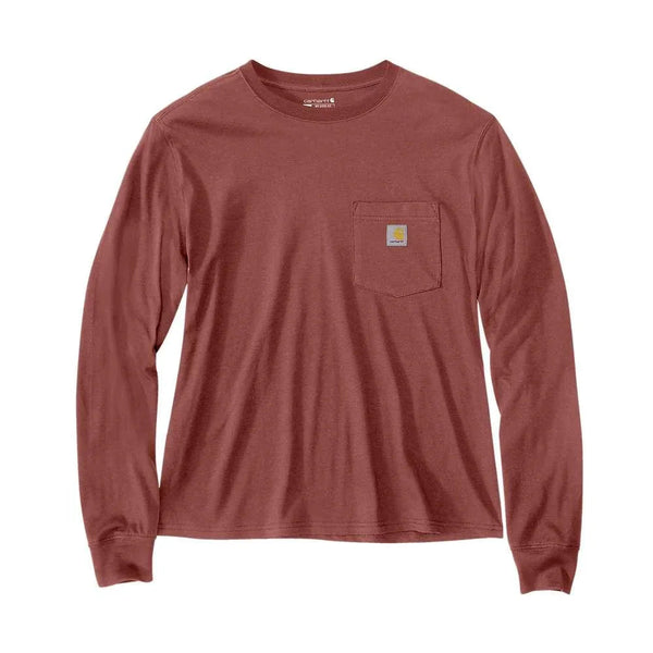 Carhartt 106121 Women's Long-Sleeve Pocket T-Shirt
