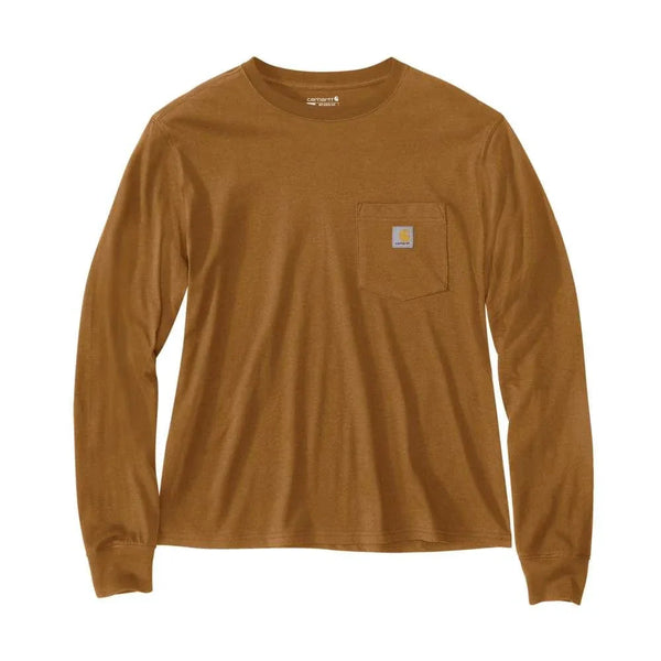 Carhartt 106121 Women's Long-Sleeve Pocket T-Shirt