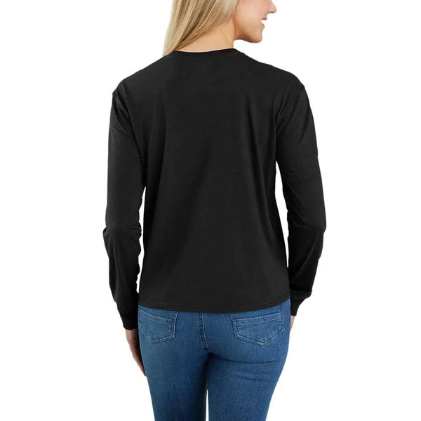 Carhartt 106121 Women's Long-Sleeve Pocket T-Shirt
