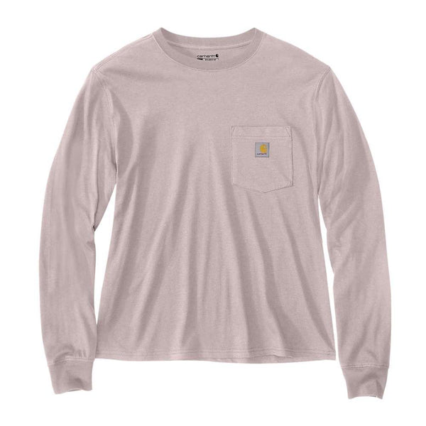 Carhartt 106121 Women's Long-Sleeve Pocket T-Shirt