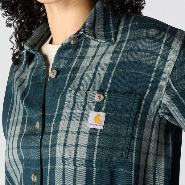 Carhartt 107136 Women's Twill Plaid Work Shirt