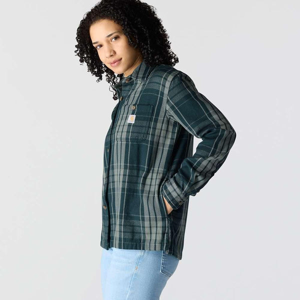Carhartt 107136 Women's Twill Plaid Work Shirt