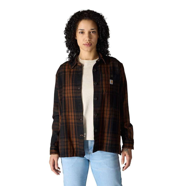 Carhartt 107136 Women's Twill Plaid Work Shirt