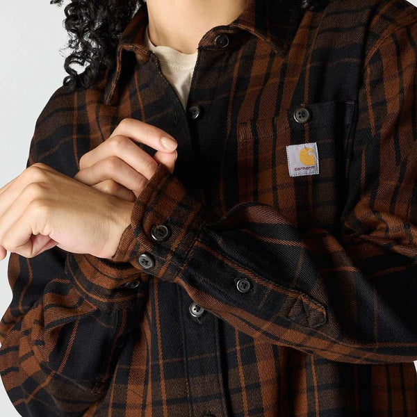 Carhartt 107136 Women's Twill Plaid Work Shirt