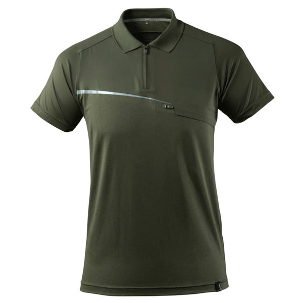 Mascot Advanced 17283 Moisture Wicking 1/4 Zip Polo T-Shirt
