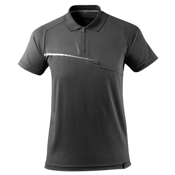 Mascot Advanced 17283 Moisture Wicking 1/4 Zip Polo T-Shirt