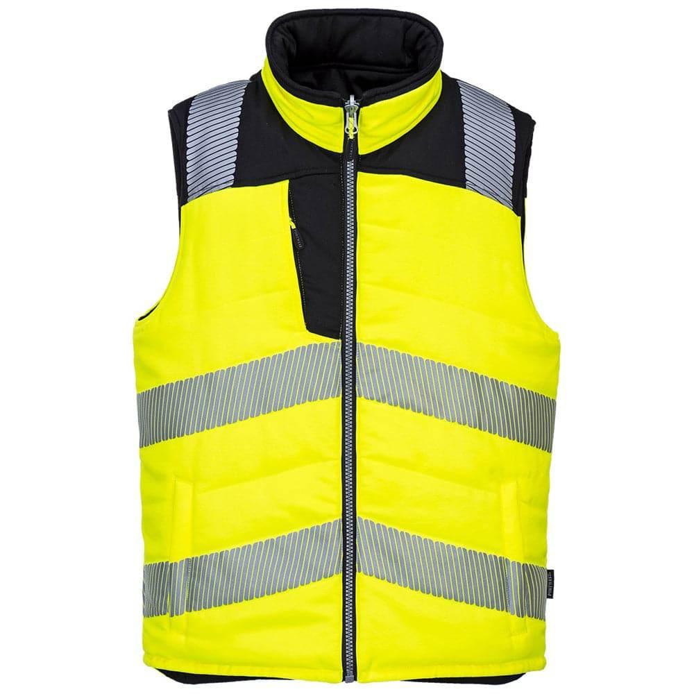 Portwest PW374 Hi-Vis Reversible Bodywarmer Jacket