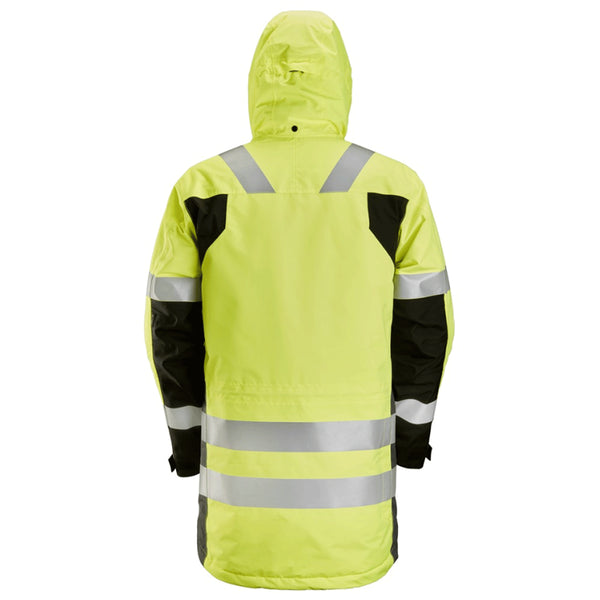 Snickers 1830 AllroundWork, Hi-Vis Waterproof Parka Jacket Class 3
